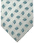 Valextra Silk Tie Gray Silver Teal Shell Pattern - Wide Necktie SALE