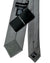 Armani Necktie Charcoal Gray Satin