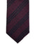 Armani Tie Black Bordeaux Textured Stripes