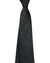 Armani Necktie Charcoal Gray Speckled Weave