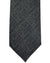 Armani Necktie Charcoal Gray Speckled Weave