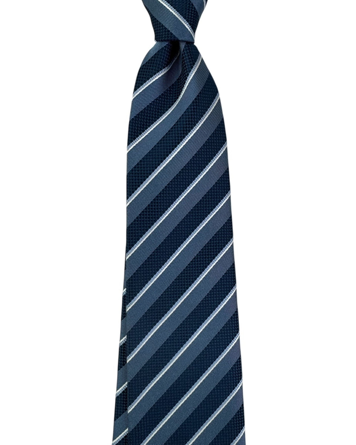 Armani Tie Midnight Blue Stripes