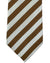 Armani Tie Brown White Stripes SALE