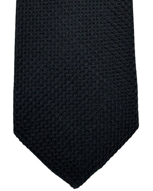 Armani Silk Tie Black Geometric