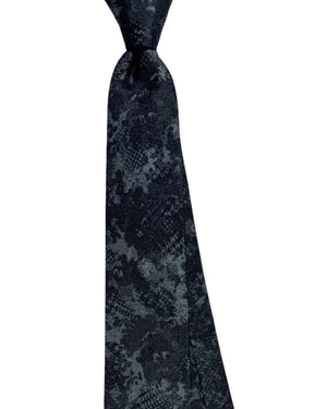 Armani Silk Tie Gray Design - Emporio Armani