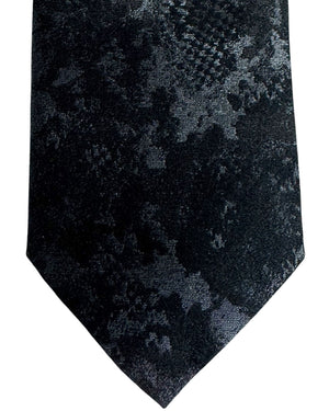 Armani Silk Tie Gray Design - Emporio Armani