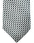 Armani Tie Solid Gray Silver Geometric