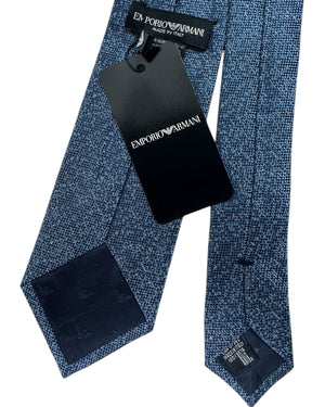 Armani Tie Midnight Blue Pattern