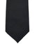 Armani Necktie Solid Black Textured Weave