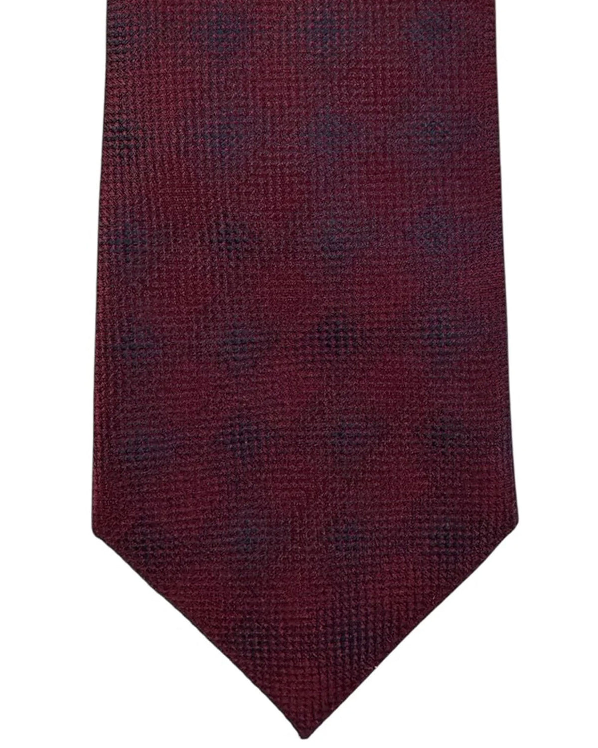 Armani Necktie Bordeaux Pattern