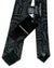 Armani Skinny Tie Black Gray Design Wool