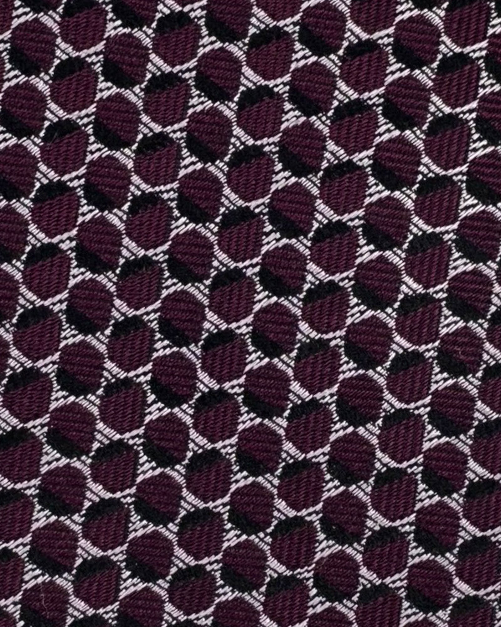 Emporio Armani Tie Maroon Design