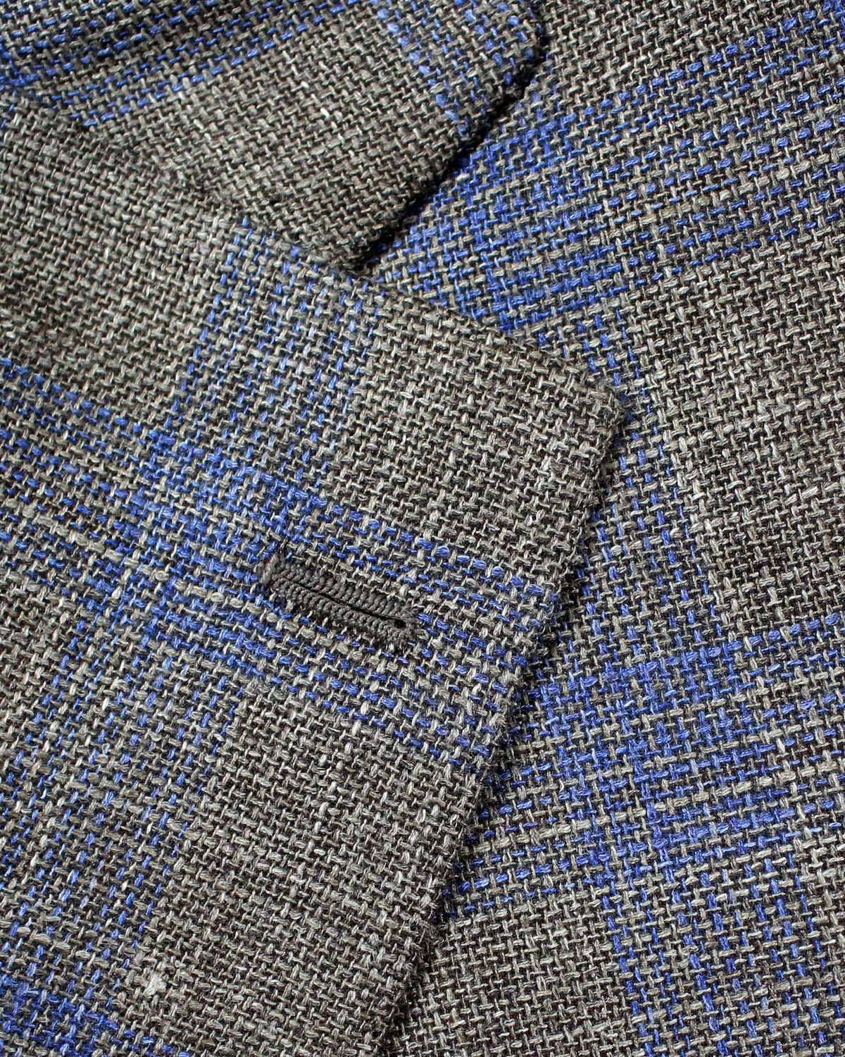 Cesare Attolini Sport Coat Brown Midnight Blue Plaid Blazer EU 48/ US 38 SALE