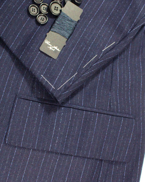 Attolini Suit Midnight Blue Pin Stripe