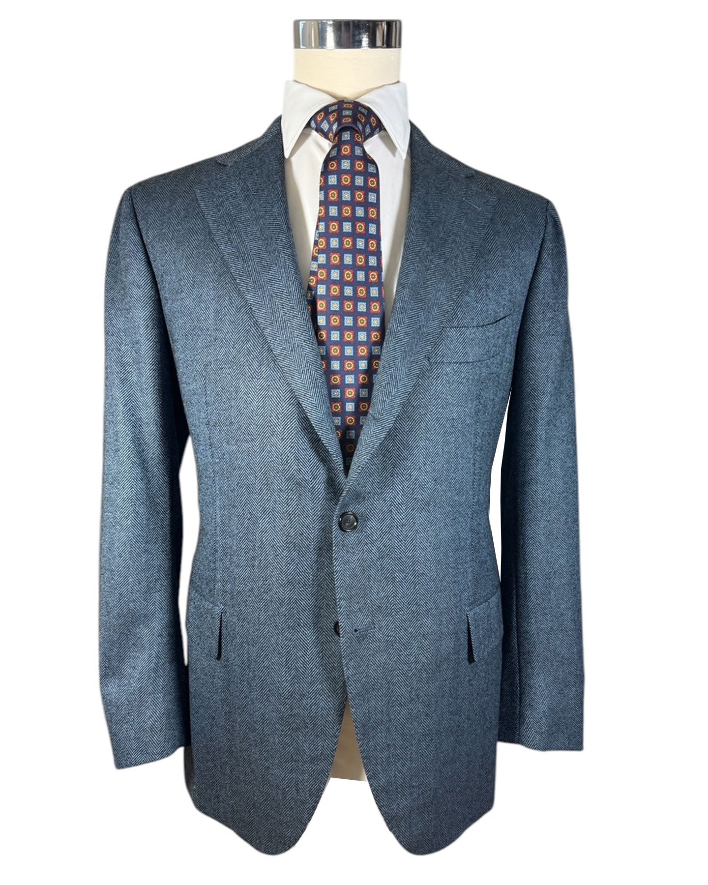 Cesare Attolini Sport Coat Dark Blue 