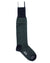 Cesare Attolini Wool Socks Dark Green Diamonds