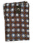 Cesare Attolini Scarf Navy Brown Circles Design - Cotton Cashmere Shawl Attolini