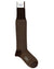 Luxury Cesare Attolini Wool Socks Brown 