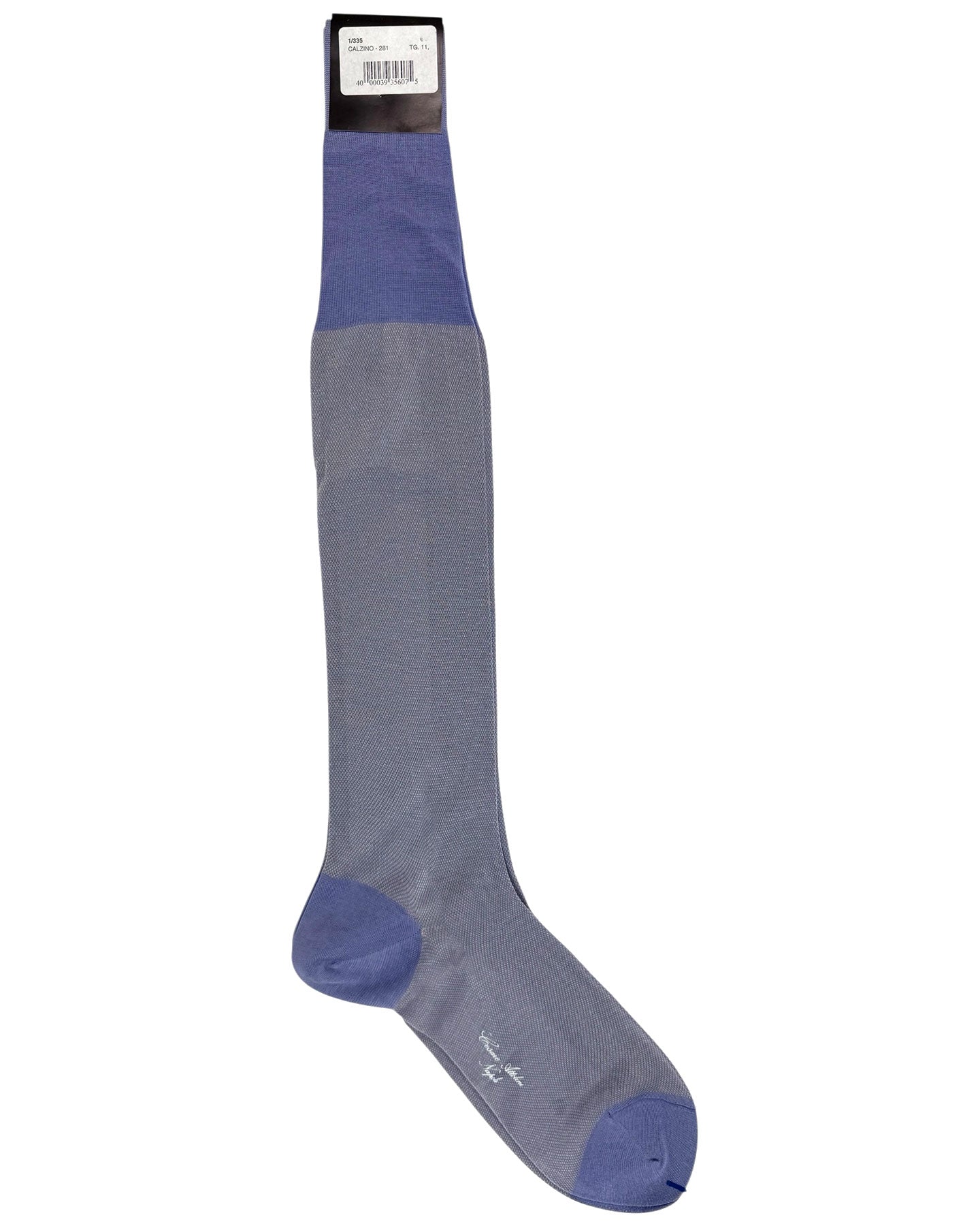 Cesare Attolini Socks Lilac Design - Over The Calf EU 43 1/2 -  US 10 1/2 SALE