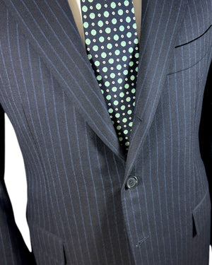 Men Suits Cesare Attolini Suit Gray Blue Stripes