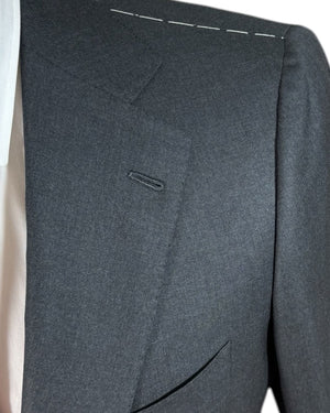 Cesare Attolini Suit Dark Gray - Super 160's Wool EU 46/ US 36