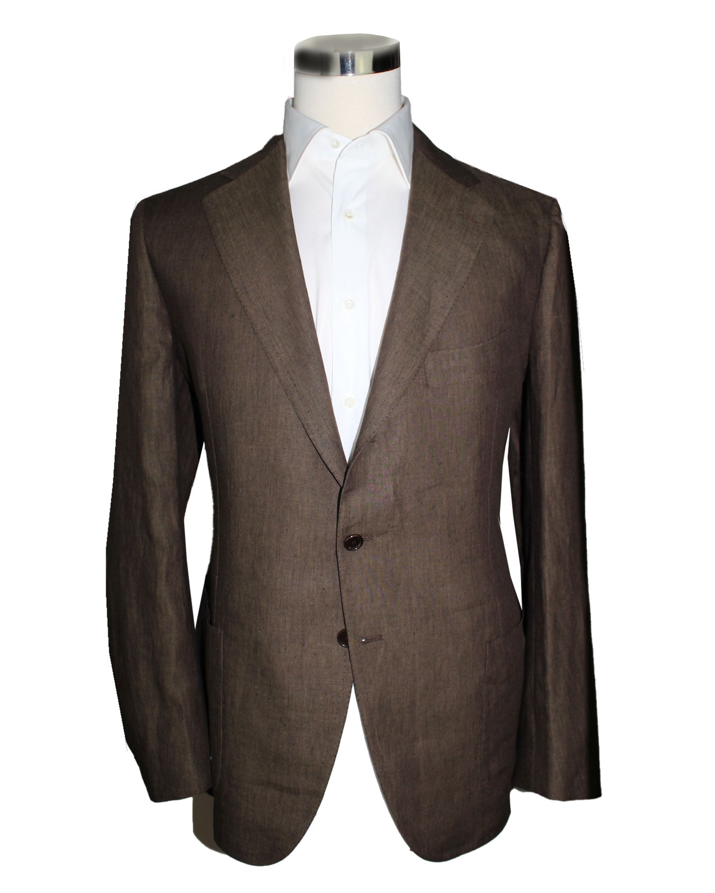 Cesare Attolini Suit Brown - Linen EU 54 - US 44 SALE