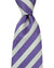 Cesare Attolini Silk Tie Purple Gray Stripes