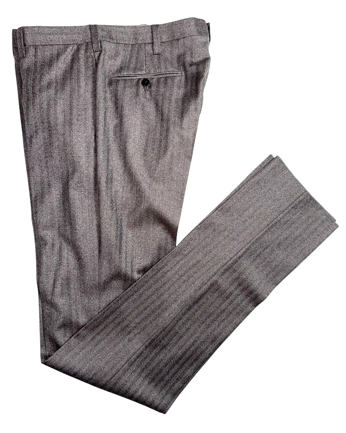 Cesare Attolini Wool Suit Gray Taupe Pants