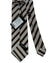 Cesare Attolini Unlined Tie Dark Brown Stripes Design