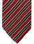 Cesare Attolini Unlined Tie Maroon Stripes Design