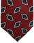 Barba Sevenfold Tie Maroon Navy Silver Diamond Pattern