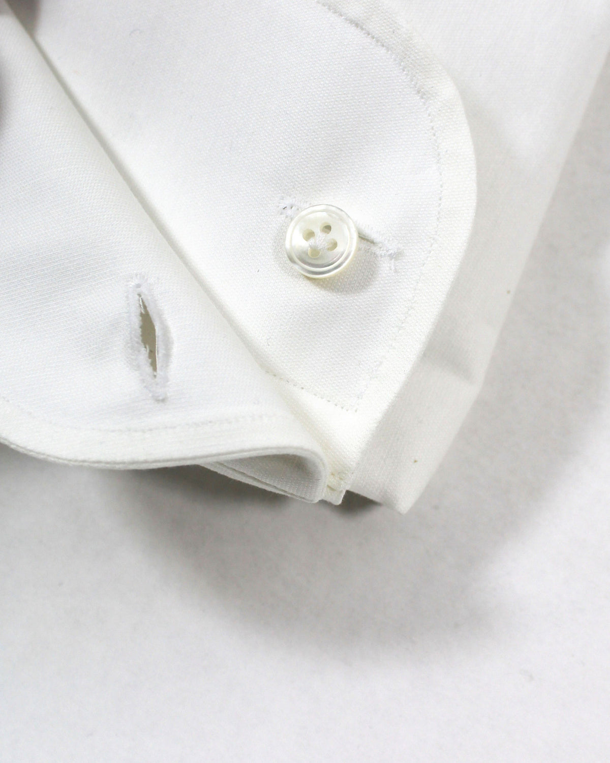 Lardini Dress Shirt White French Cuffs 44 - 17 1/2