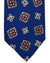 Barba Sevenfold Tie Royal Blue Brown Design