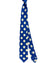 Barba Sevenfold Tie Royal Blue White Polka Dots Design - Sartorial Neckwear