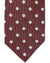 Barba Sevenfold Tie Bordeaux Silver Mini Floral Design - Sartorial Neckwear