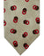 Barba Sevenfold Tie Taupe Geometric Design - Sartorial Neckwear