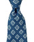 Barba Sevenfold Tie Blue Geometric Design - Sartorial Neckwear