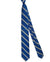 Barba Sevenfold Tie Blue Gray Stripes Design - Sartorial Neckwear