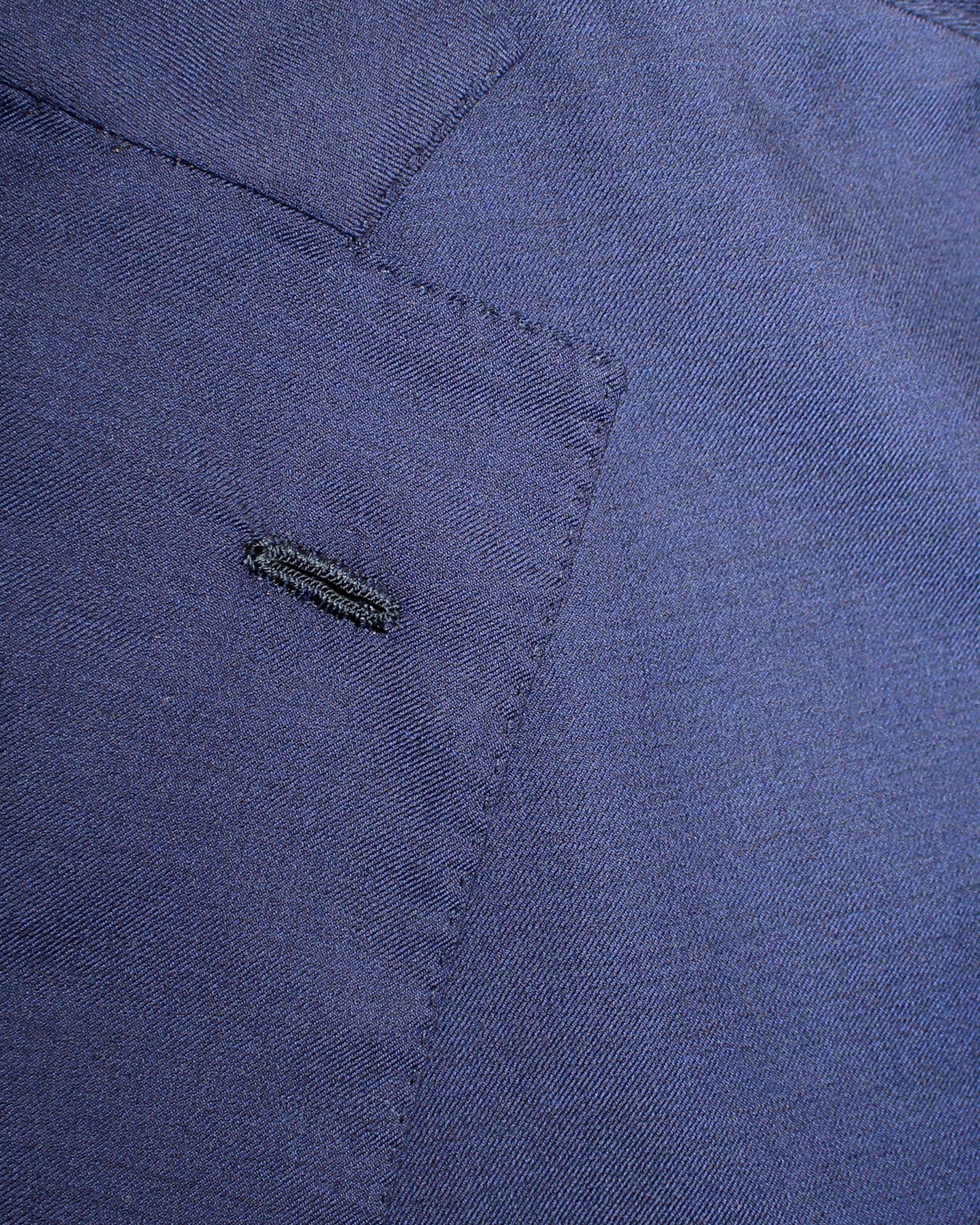 Luigi Borrelli Sport Coat Navy - Unlined - Wool Silk