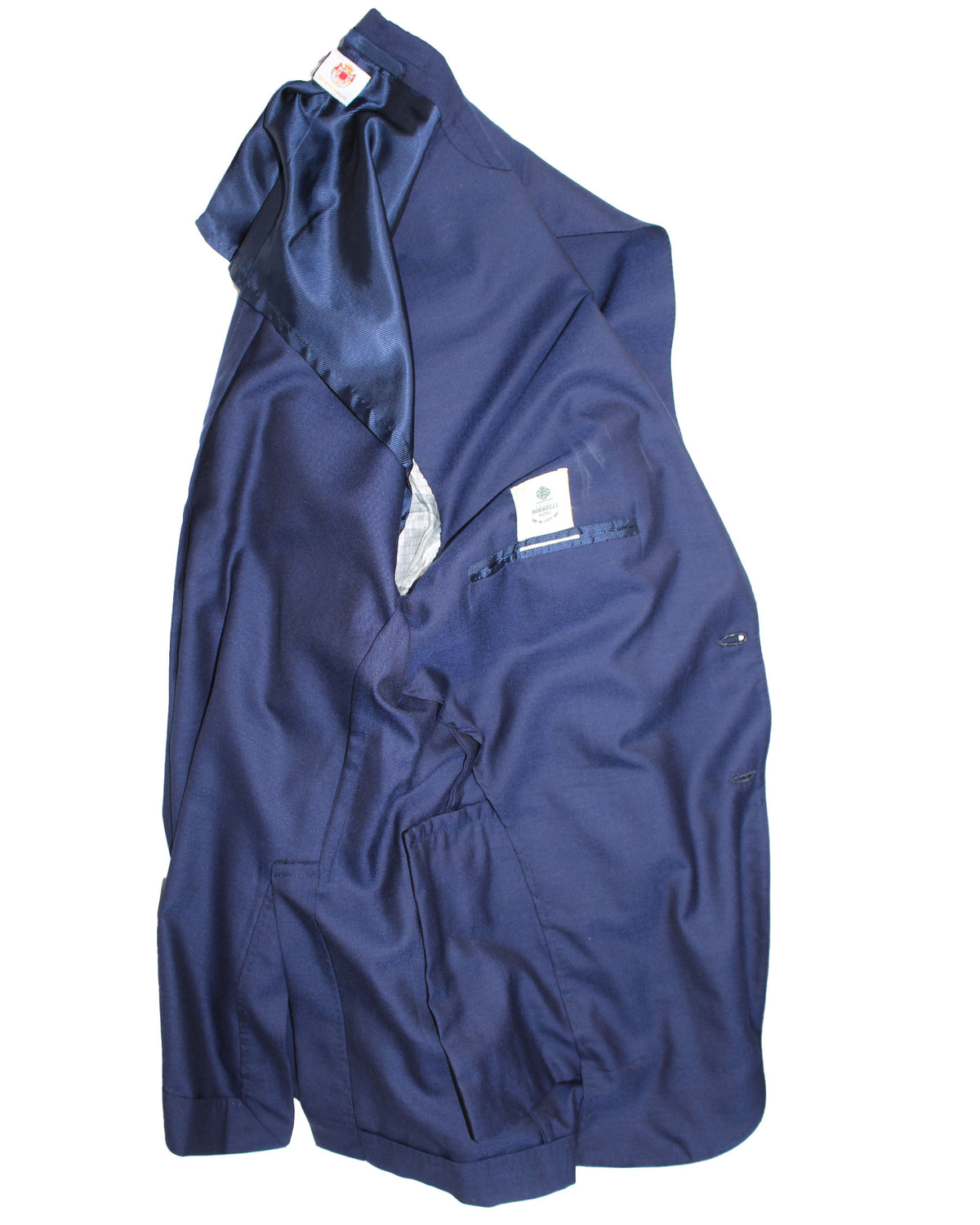 Luigi Borrelli Sport Coat Navy - Unlined - Wool Silk EU 50/ US 40