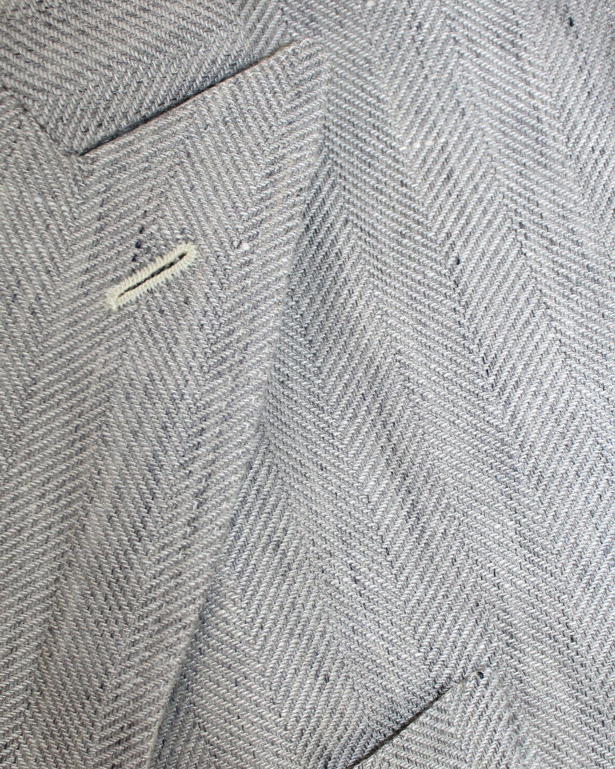 Luigi Borrelli Sport Coat Gray EU 50 / US 40 Wool Silk Linen
