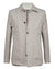 Luigi Borrelli Coat Gray Glen Check Wool Linen