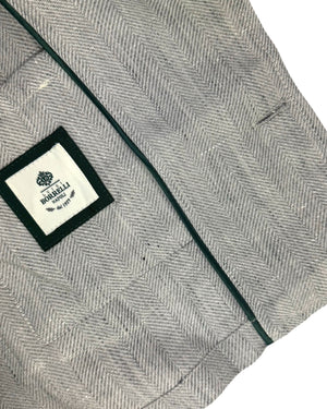 Jacket  Borrelli Coat Gray Wool Linen