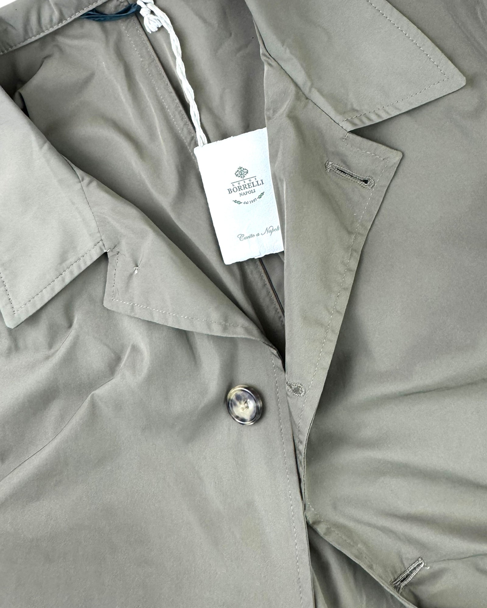 Luigi Borrelli Rain Coat Beige 