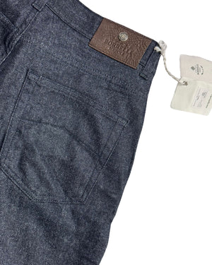 Luigi Borrelli Jeans Dark Blue Wool Cashmere