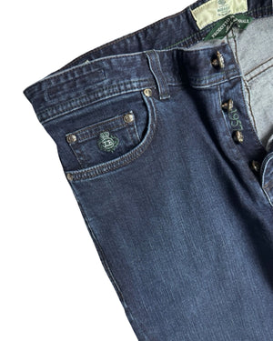 Luigi Borrelli Jeans Dark Denim Blue