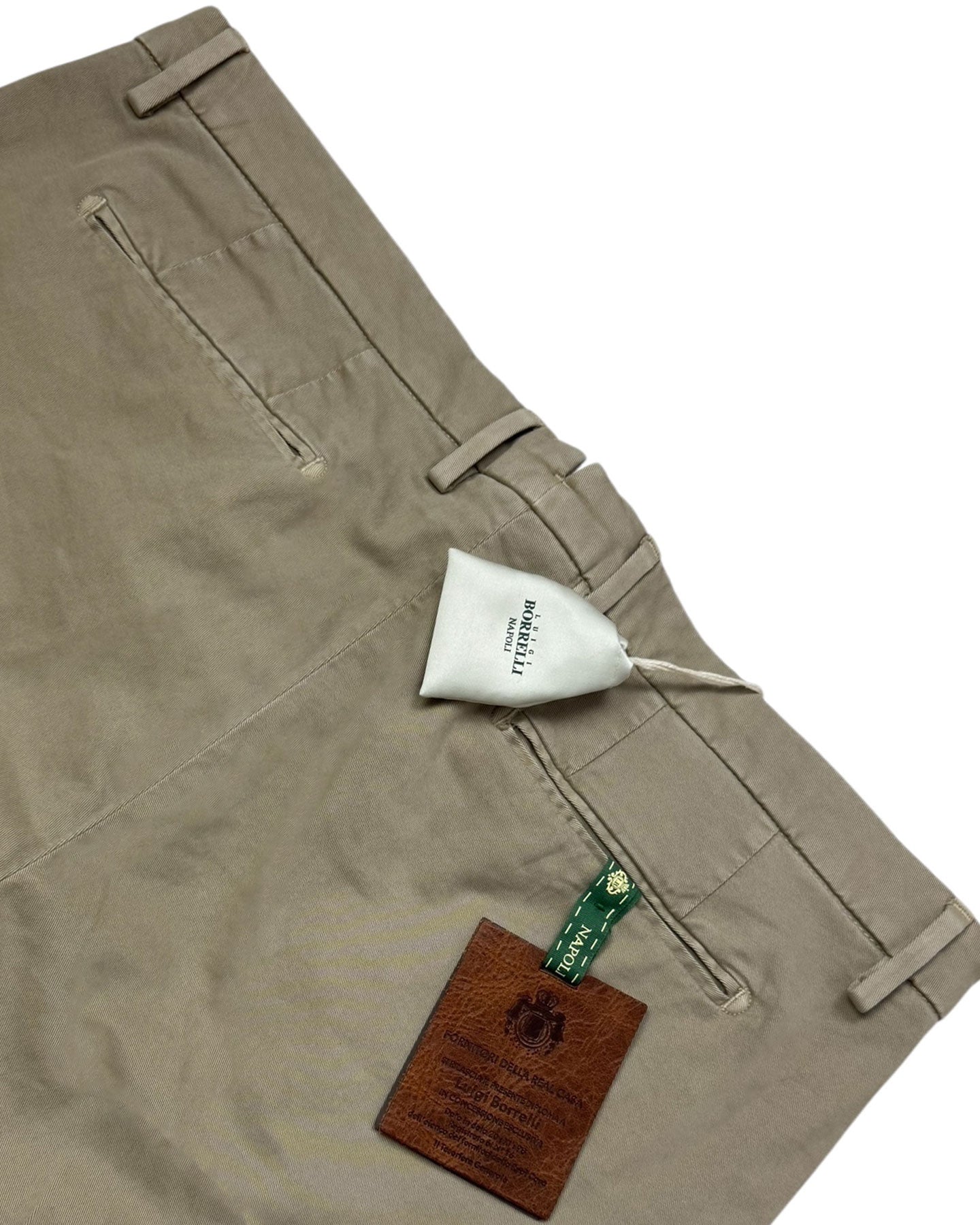 Luigi Borrelli Pants Camel  New
