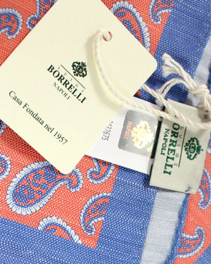 Luigi Borrelli Linen Pocket Square 