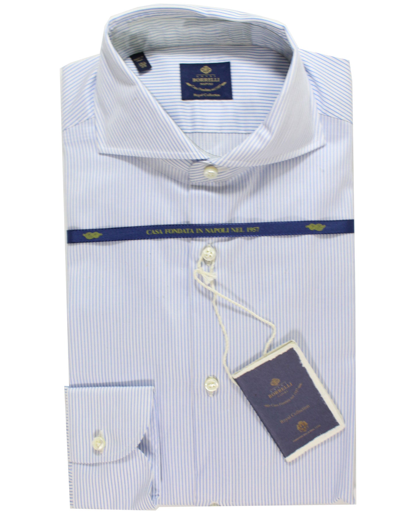 Luigi Borrelli Dress Shirt ROYAL COLLECTION 
