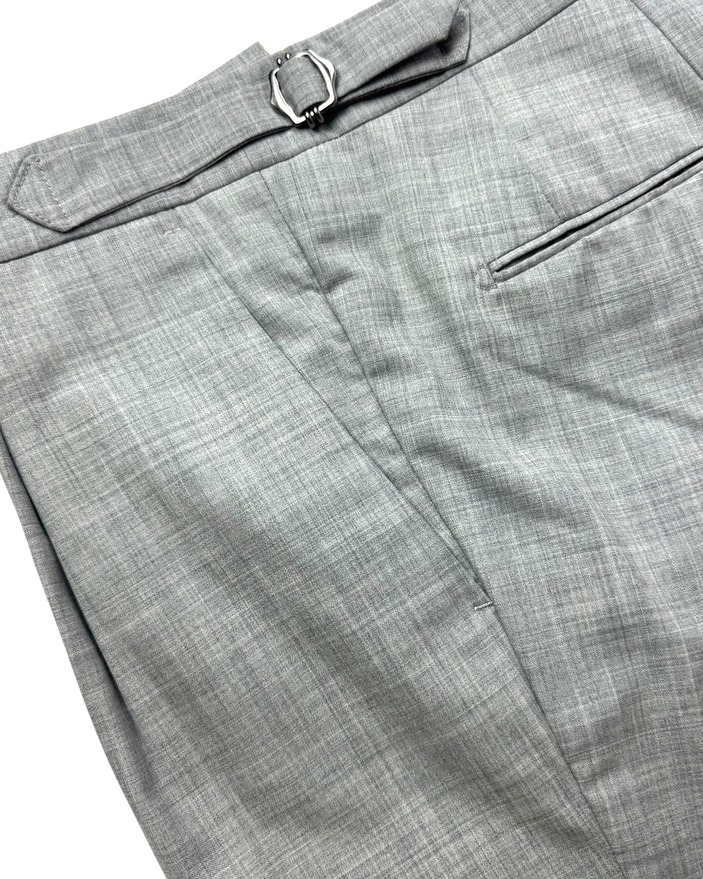 Luigi Borrelli Wool Dress Pants Gray